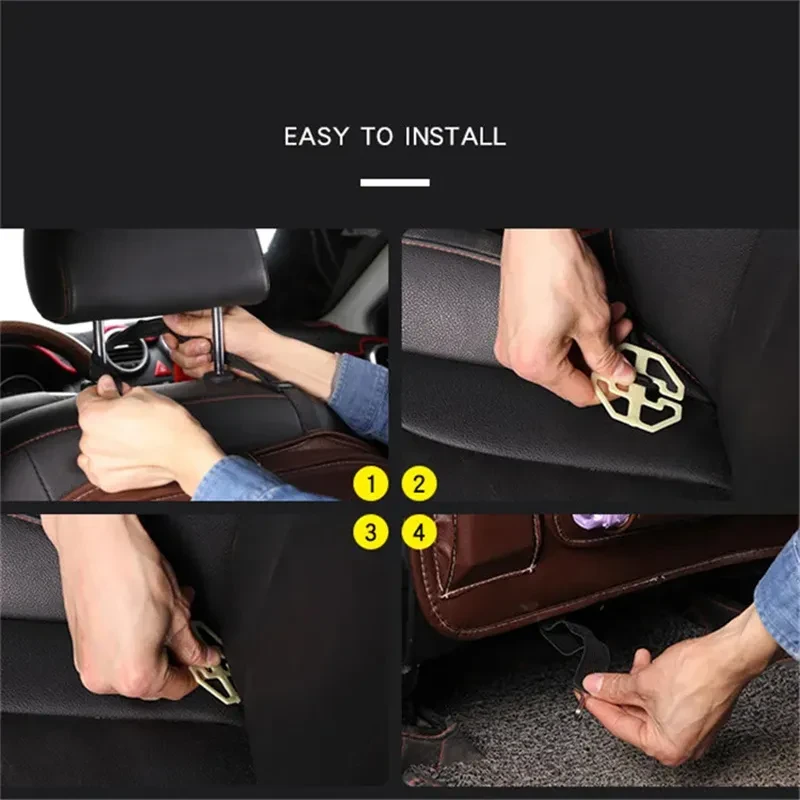 PU Leather Car Storage Bag