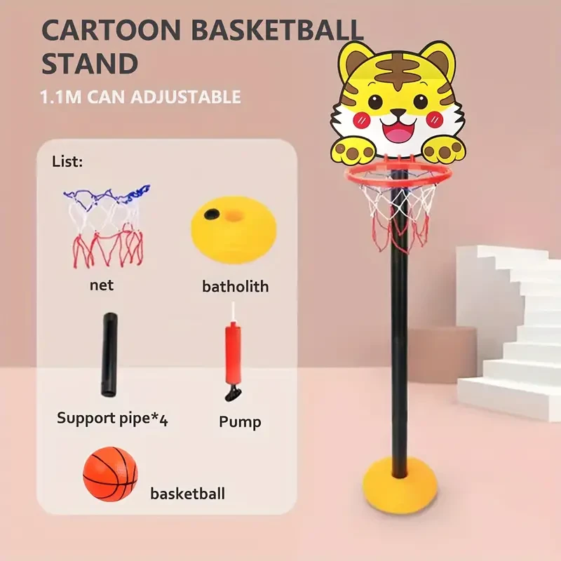 Adjustable Mini Basketball Hoop Set - Indoor & Outdoor Fun