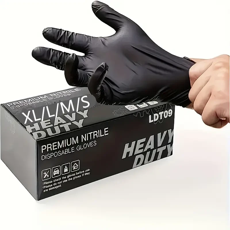 100pcs Ultra-Durable Nitrile Gloves