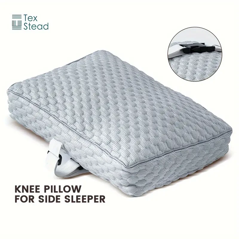 TEXSTEAD Ergonomic Knee Pillow for Side Sleepers