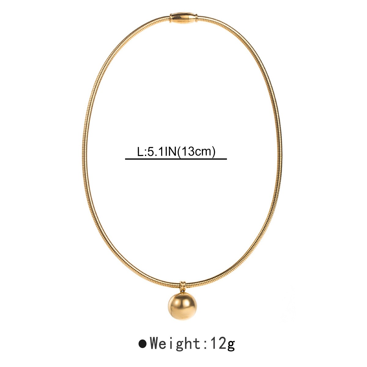 Titanium Steel Chain Necklace