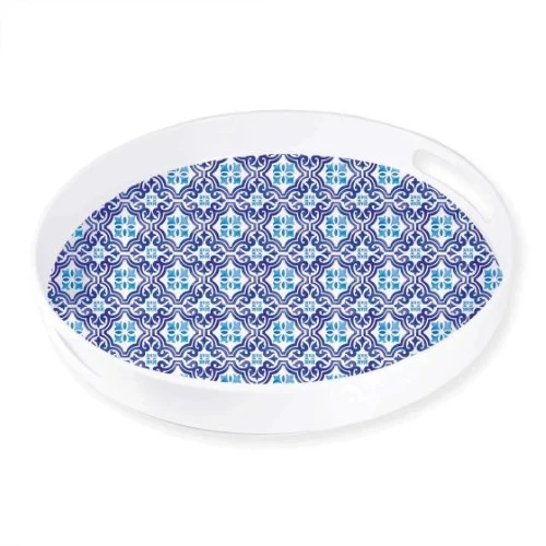 Mediterranean Tray With Handle