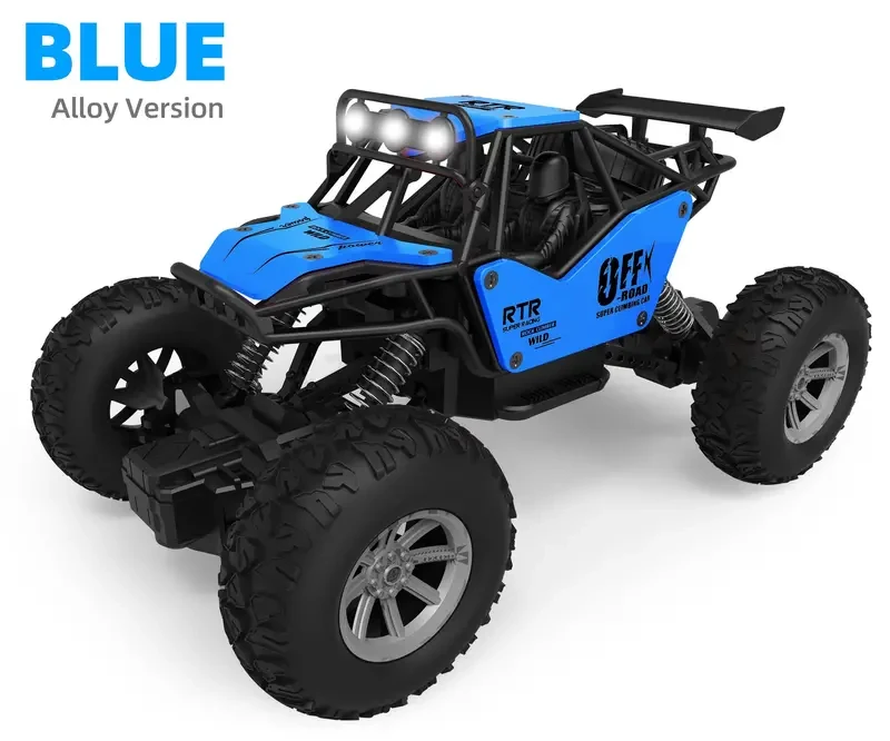 K.K 1:20 Alloy Remote Control Car with Headlight, All Terrain Off-Road Electric RC Toy Car, Christmas, Halloween, Thanksgiving Day Gift
