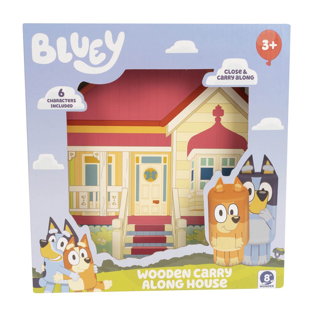 Bluey Wooden Carry Along House