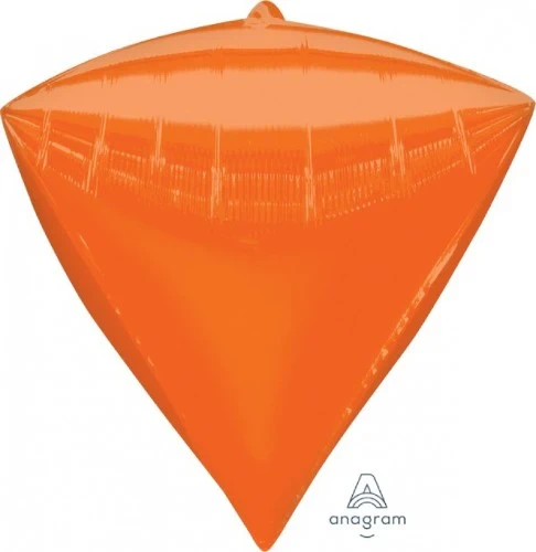 Diamond Orange Balloon  Ultra Shape