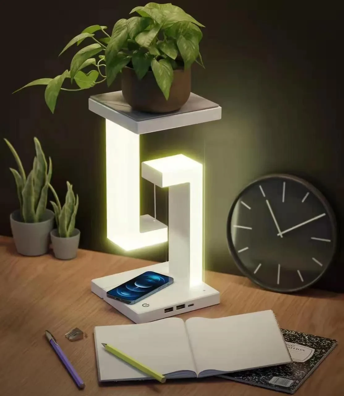Wireless Charging Suspension Table Lamp