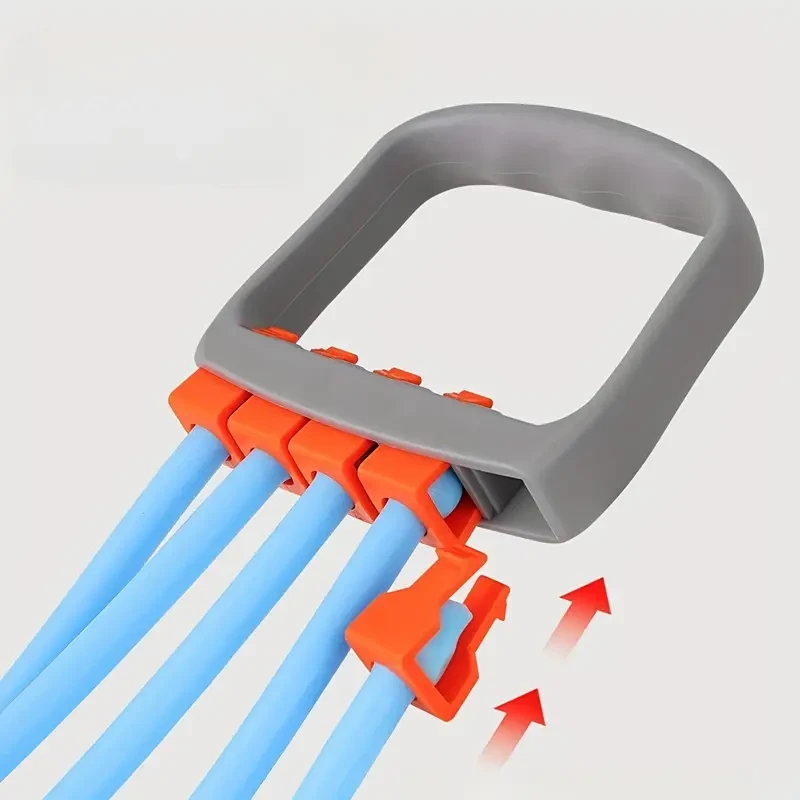 5-Tube Adjustable Resistance Bands Chest Expander