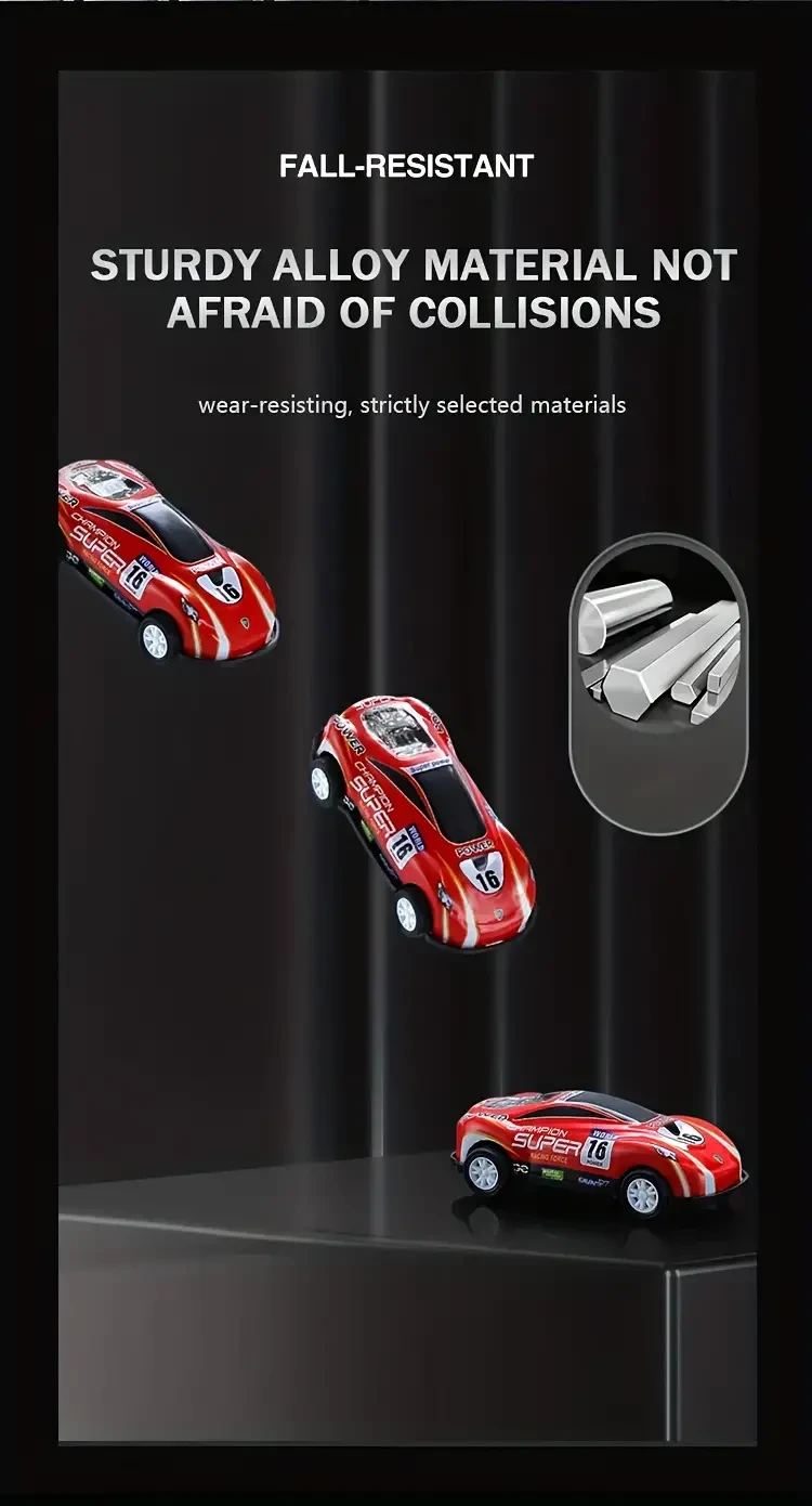 30/50/100pcs Pull Back Cars, Back To Force Toy Cars, Toy Cars With Storage Box Christmas, Halloween, Thanksgiving gifts (Random style and color)