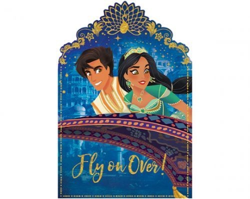 Aladdin Postcard Invitations - Pack of 8