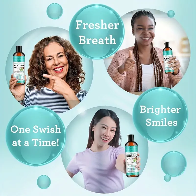 Natural Whitening Mouthwash - Coconut Oil
