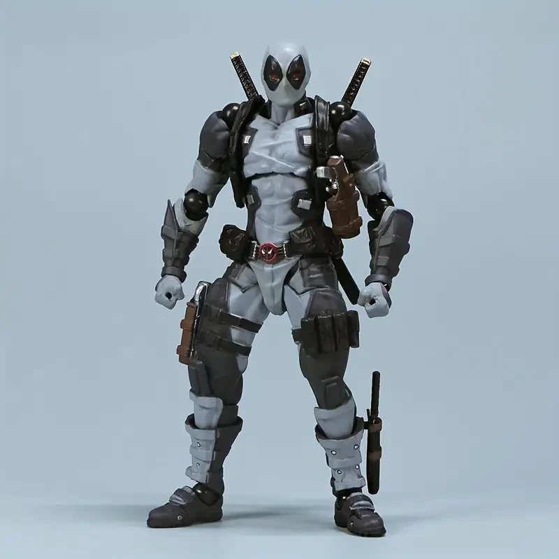 UME Deadpool Action Figure - 1pc Articulated Comic Series Gear Joint Collectible, PVC Material, for Ages 14+