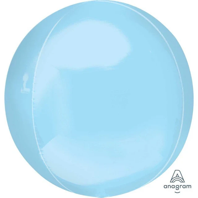 Foil Balloon - Orbz Xl Pastel Blue