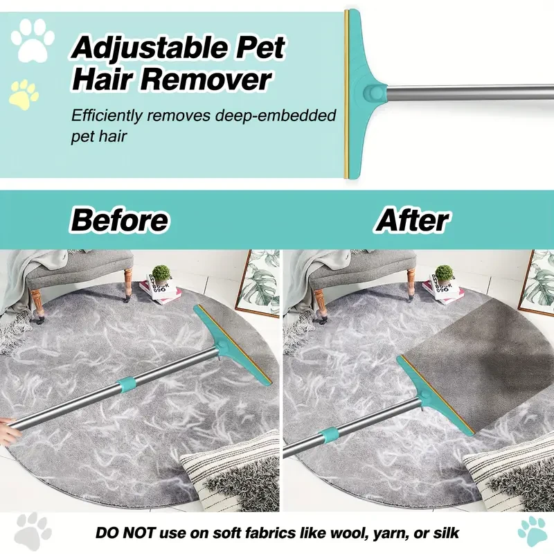 Long Handled Pet Hair Remover