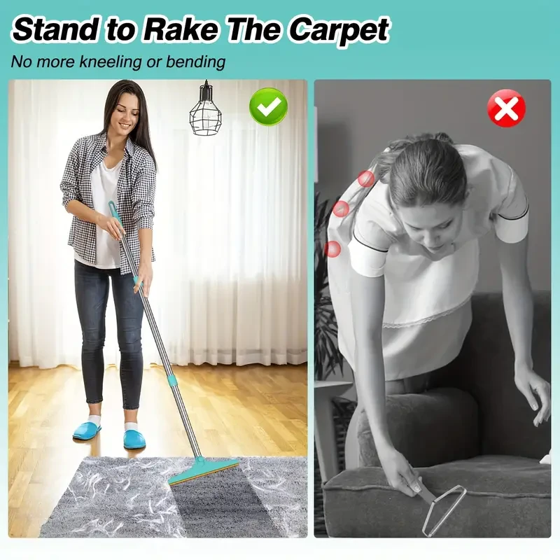 Long Handled Pet Hair Remover