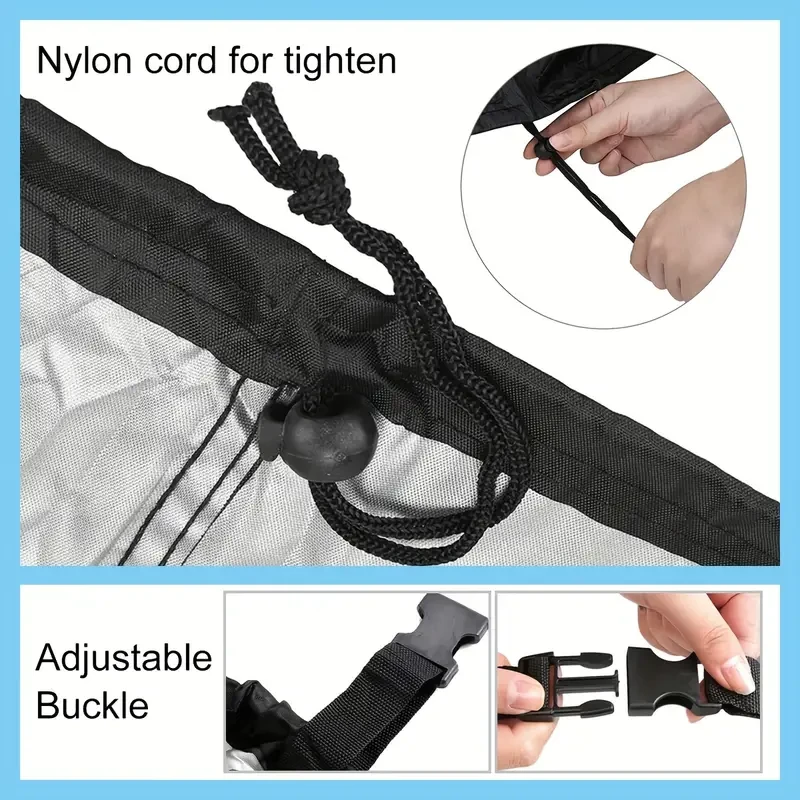 Patio Egg Chair Cover with Zipper - Durable, Waterproof, Windproof Heavy Duty Outdoor Hanging Chair Cover