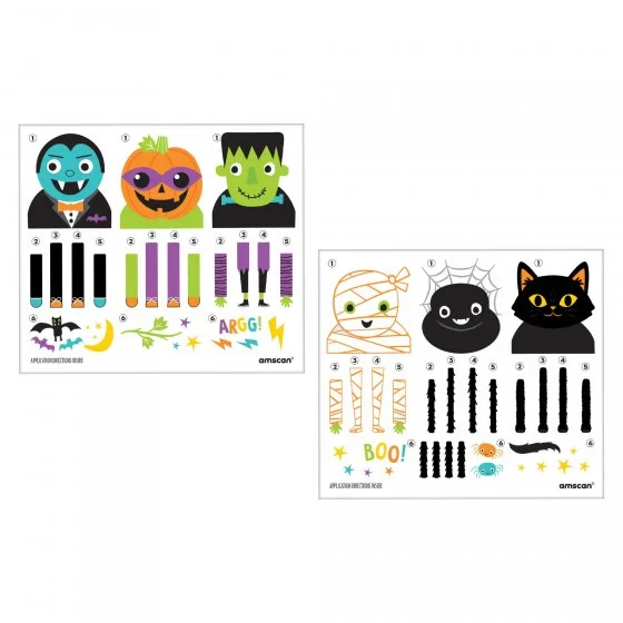 Halloween Hand Tattoos