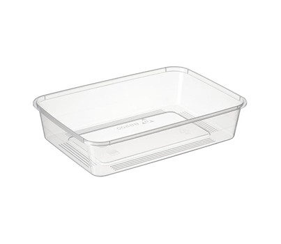 CONTAINERS PP RECTANGLE CLEAR 500ML 50s/SLV (BONSON BS-500)