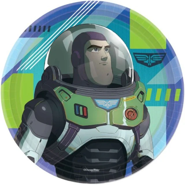 "Buzz Lightyear 7""/ 17cm Paper Plates (Set of 8)