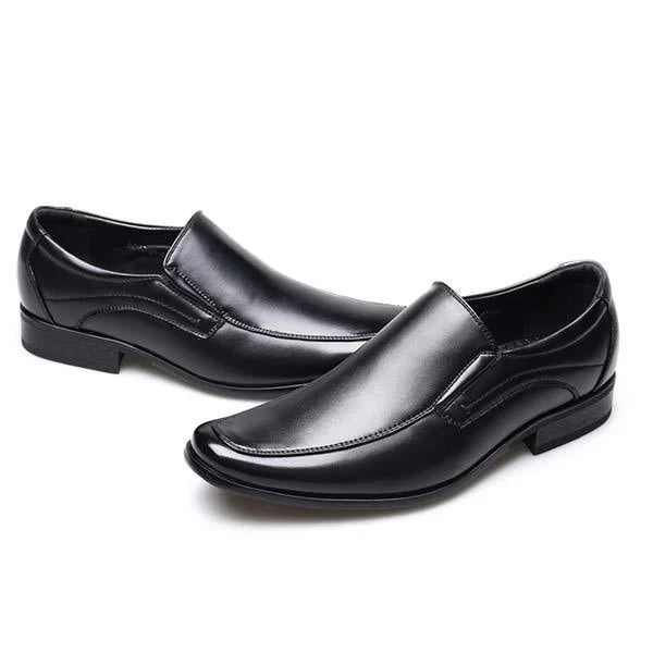 Men's  Small Square Leather Shoes