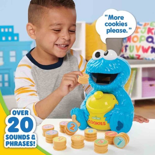 Sesame Street Cookie Monster's Counting Jar