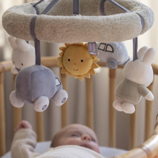 Miffy Fluffy Musical Mobile Blue/Green