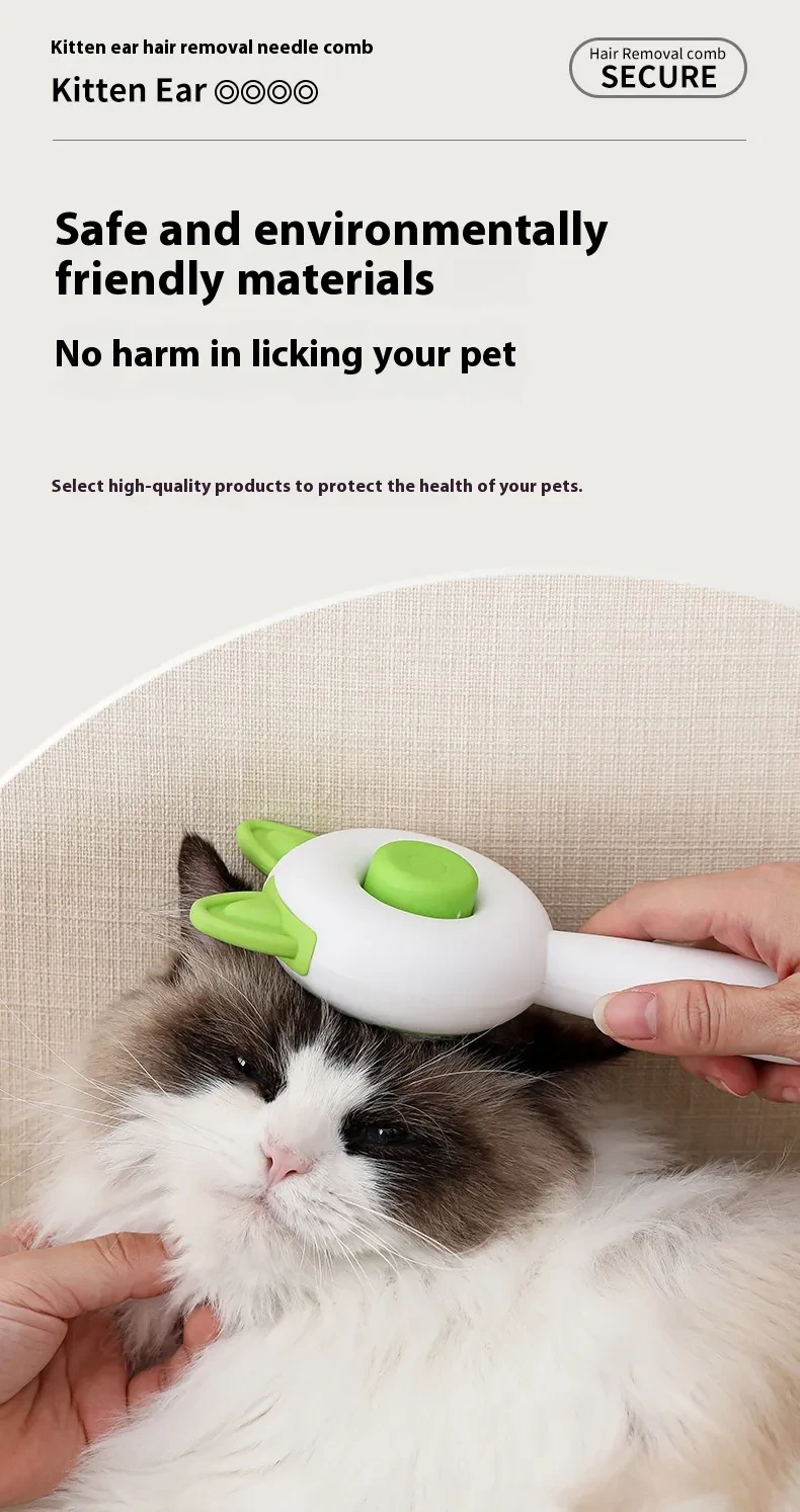 Pet Dog Brush Cat Comb Self Cleaning Pet Hair Remover Brush For Dogs Cats Grooming Tools Pets Dematting Comb Dogs Accessories Pet Products