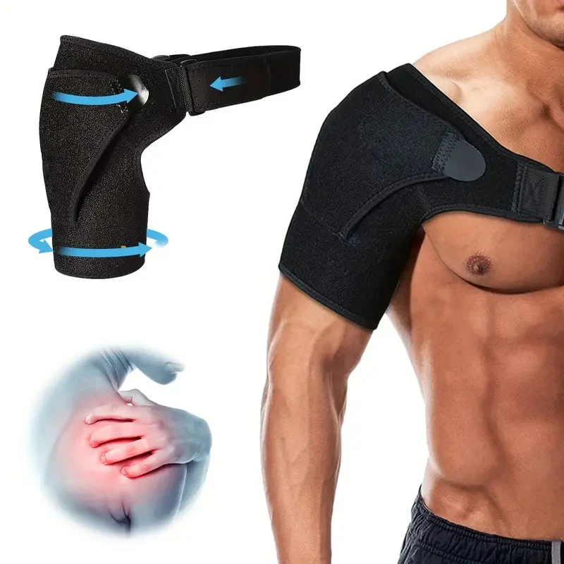 Shoulder Brace for Torn Rotator Cuff with Pressure Pad - Shoulder and Joint Pain Relief