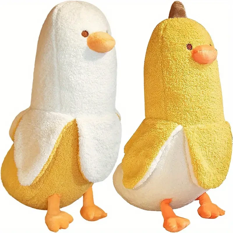 1pc Banana Duck Plush Pillow, Stuffed Animal, Cute Banana Plush Toy For Adult