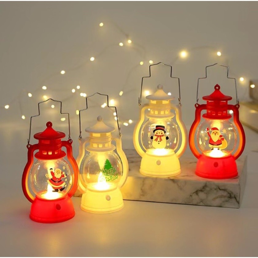 Christmas Lantern OIL LAMP Christmas Xmas Home Table Decoration Tree Gift