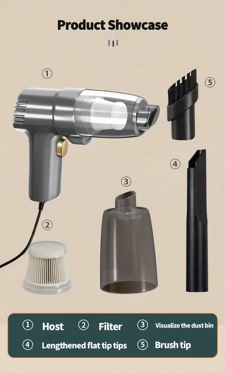 Car Mounted Vacuum Cleaner