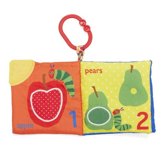 The Very Hungry Caterpillar Let's Count Soft Teether Book