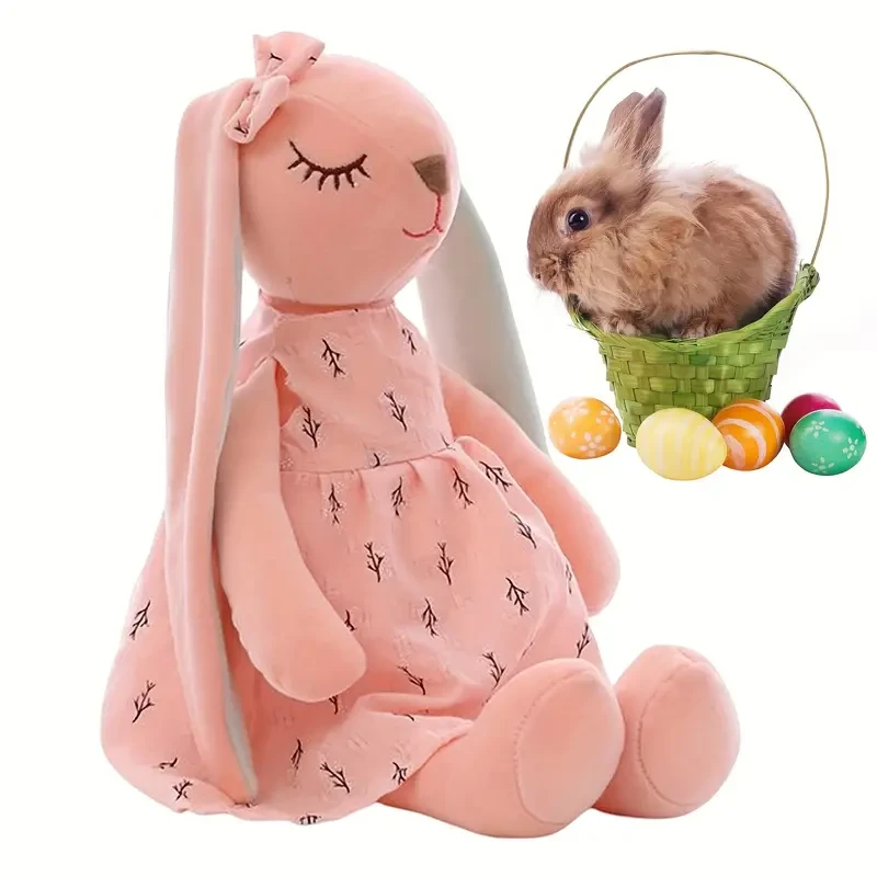 Kawaii Long Ears Rabbit Plush Toys Easter Bunny Plush Toys