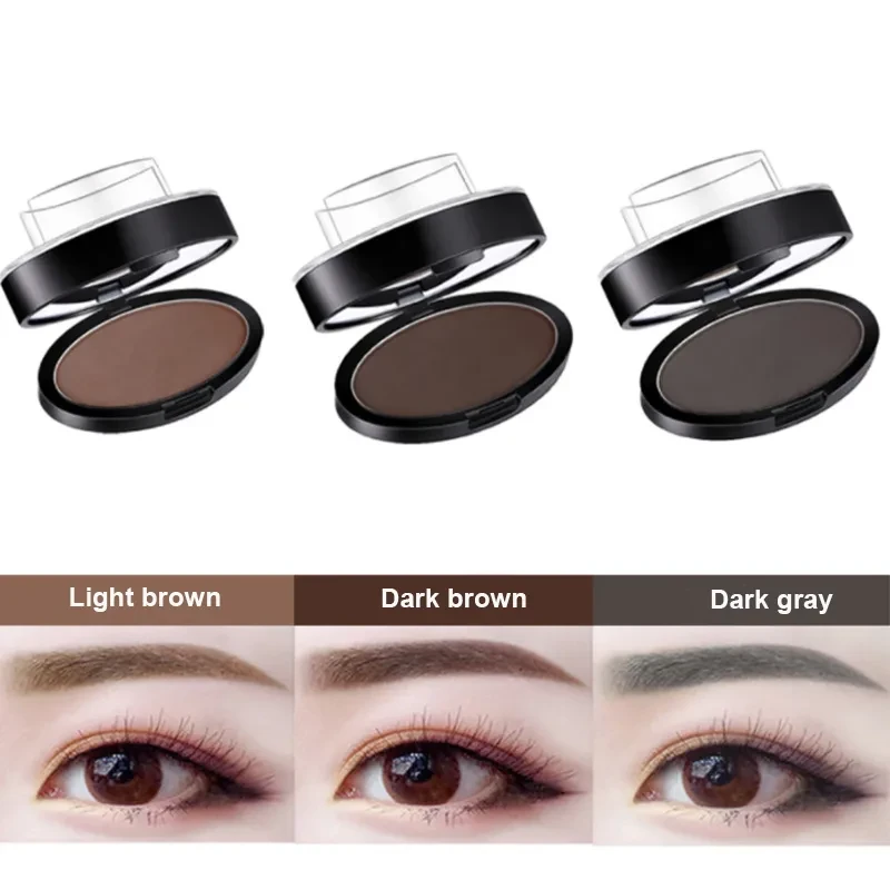 Eyebrow Powder Stamp Tint Stencil Kit