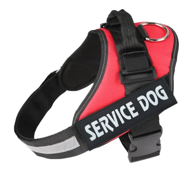 Personalized Dog Harness NO PULL Reflective Breathable Adjustable Pet Harness Vest For Small Large Dog Custom Patch Pet Supplies