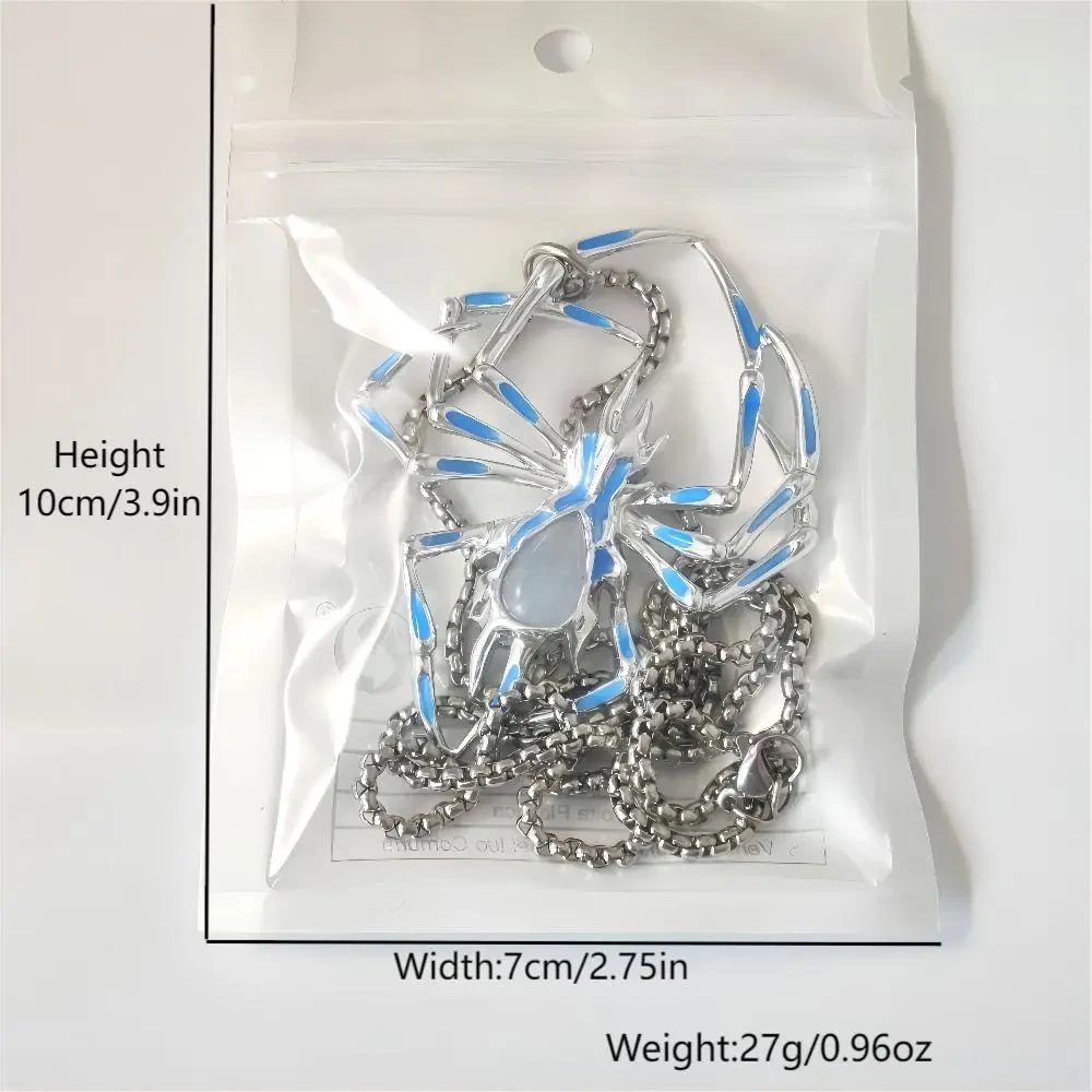 Halloween Creative Stereo Luminous Spider Necklace