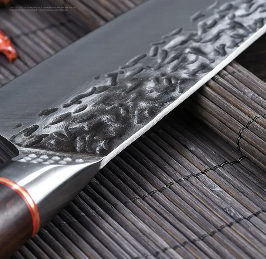 Stainless steel hand forged knife
