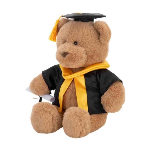 With Heart Graduation Bear With Scroll- Large