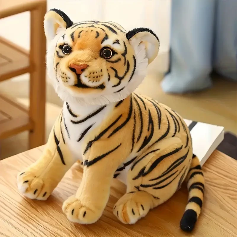2pcs Soft Plush Tiger Pillow Toys