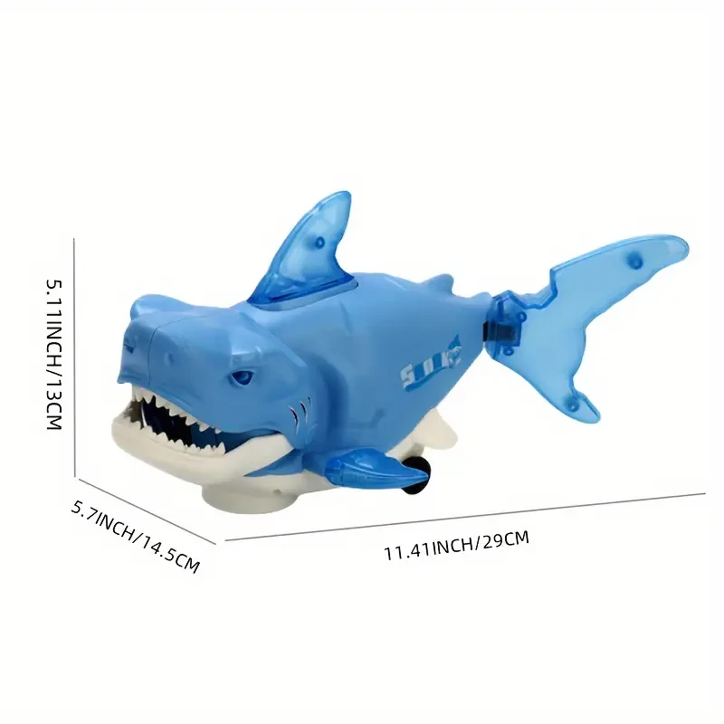 Interactive Electric Shark Toy with Lights & Music