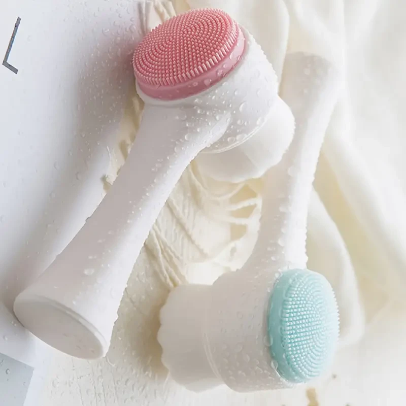 Silicone Face Wash Brush Double Side