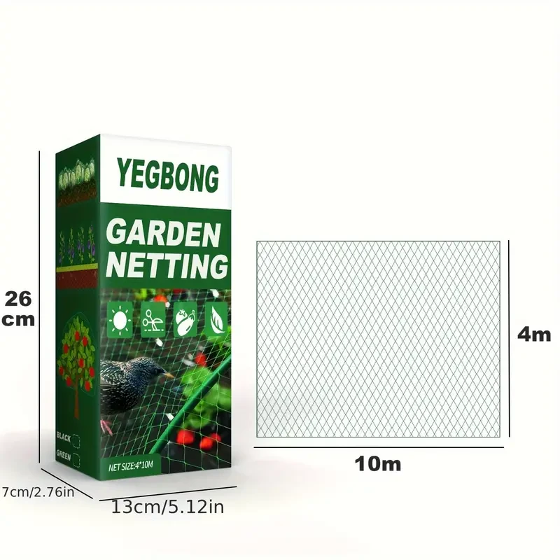 Garden Barrier Netting - 10x4m Ultra Fine Mesh Plant Cover