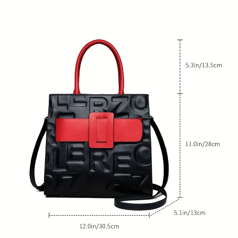 Vintage Style Genuine Leather Top-Handle Bag