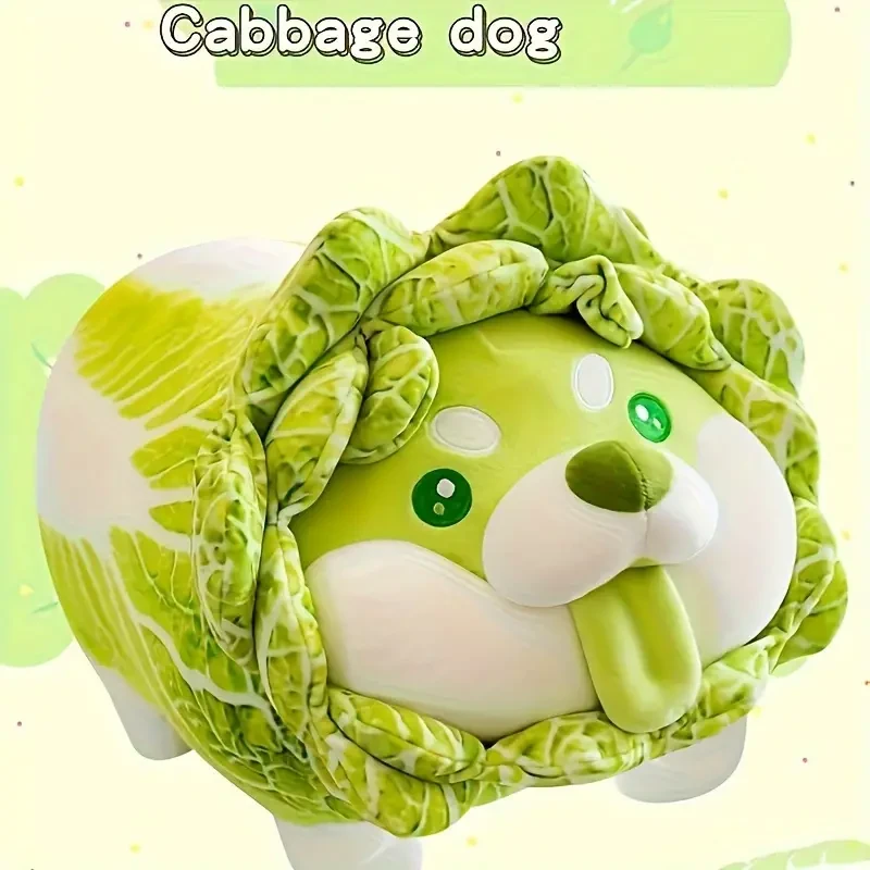 Cabbage Dog Plush Toy, Doll Cute Cabbage Dog Doll