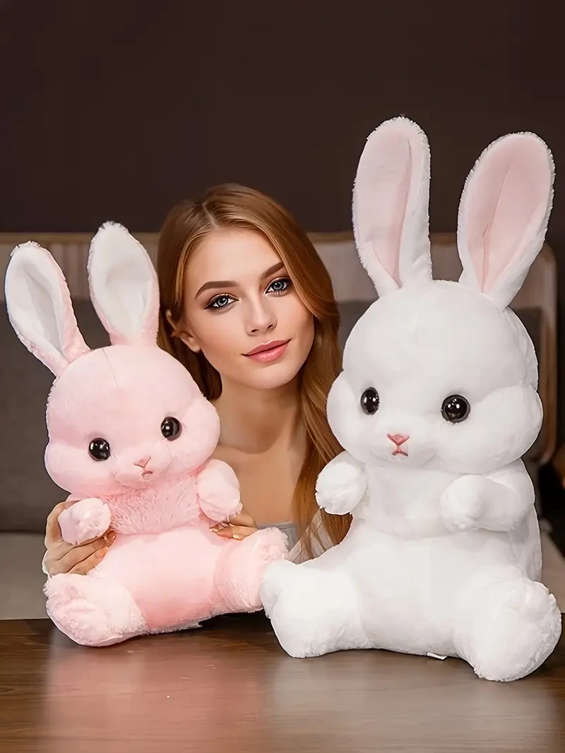Adorable Long-Eared Rabbit Plush Toy