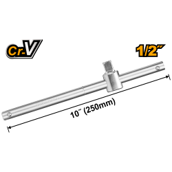 Sliding T-Bar 1/2 250mm/10