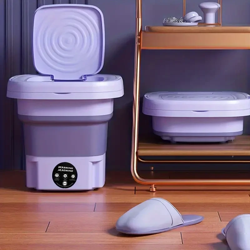 Collapsible Portable Mini Washing Machine - 8L Capacity