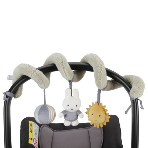 Miffy Fluffy Spiral Toy Blue/Green