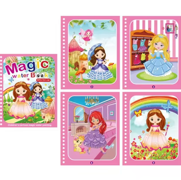 Children Reusable Coloring Book Magic