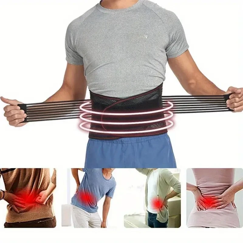 Back Brace for Lower Back Pain Relief and Sciatica - Breathable Lumbar Support Belt