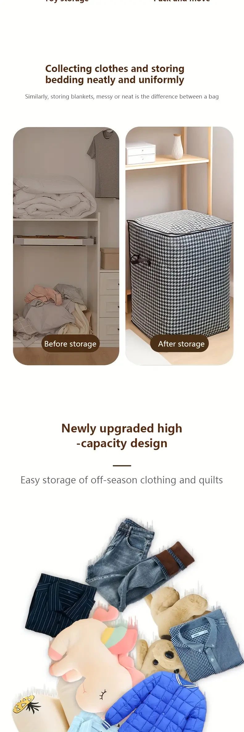 Large Capacity Storage Bag,